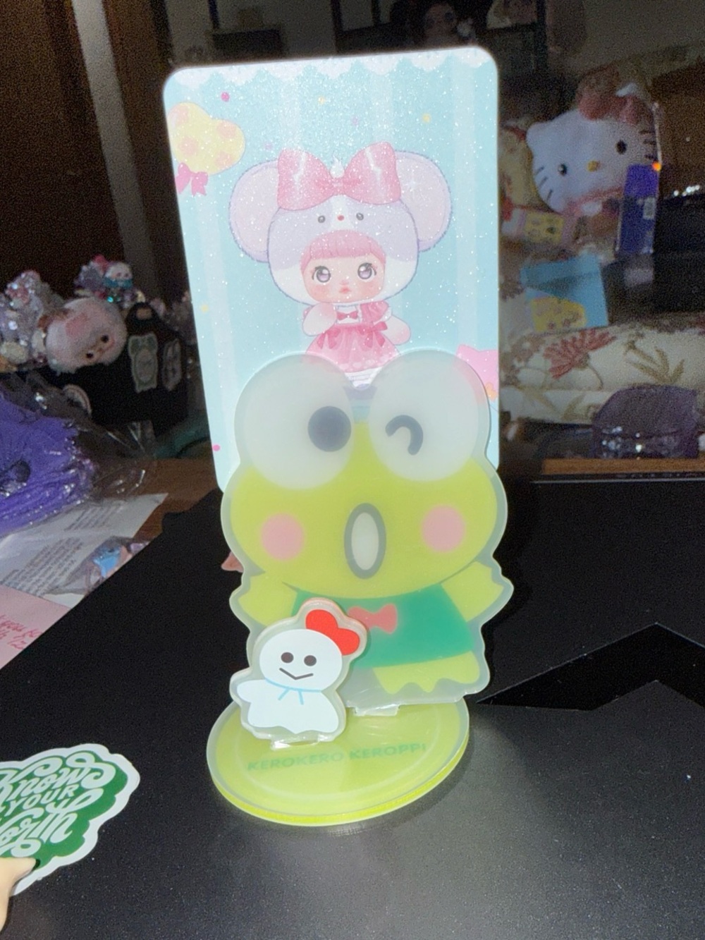 Keroppi Kawaii Note Holder 💚🐸